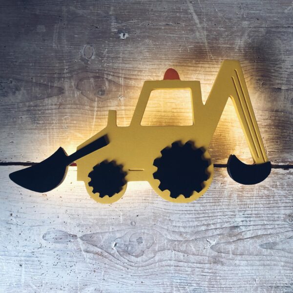 Wandlampe Bagger