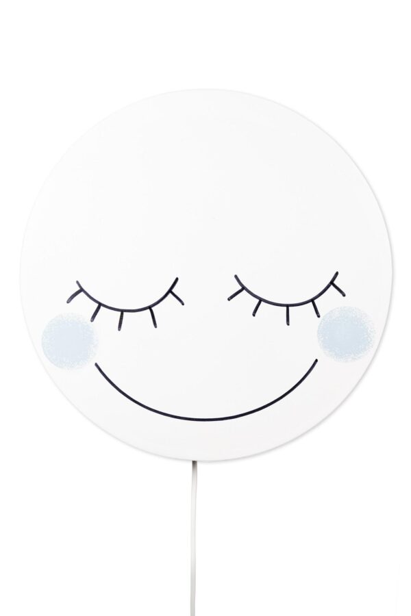 Wandlampe Mond Blau – Bild 3