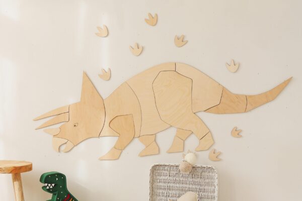 Dino Triceratops Origami – Bild 3