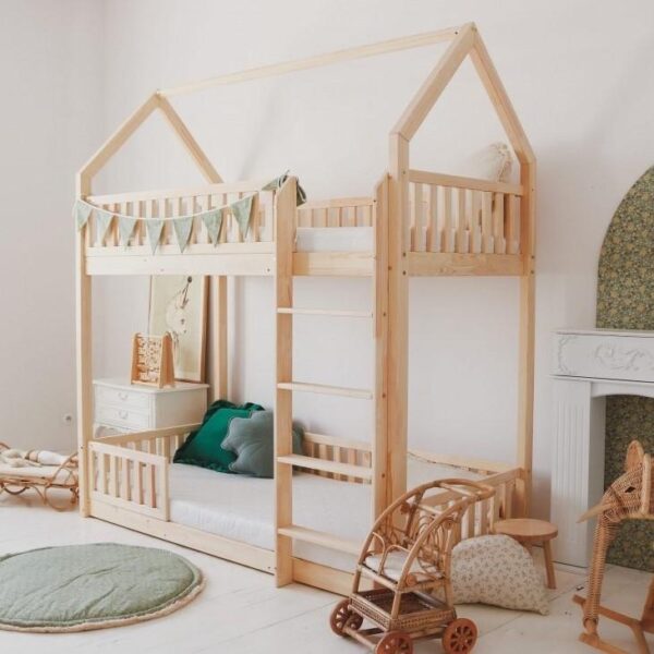 Etagenbett Bella BD 90x190 +1cm | NaturHolz (Express Versand)