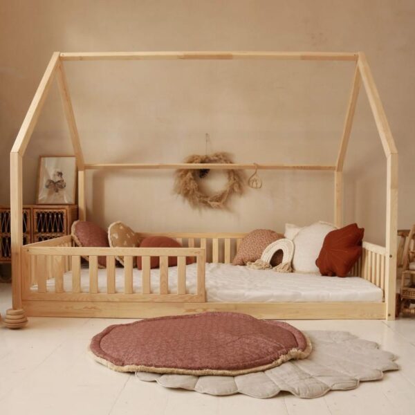 Hausbett Letto B 140x200 +1cm | NaturHolz (Express Versand)