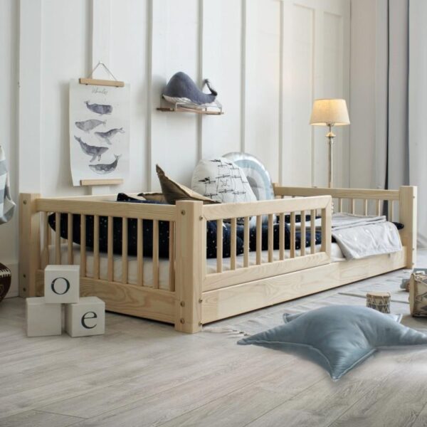 Jugendbett Rico P 80x160 +1cm | NaturHolz (Express Versand) – Bild 2